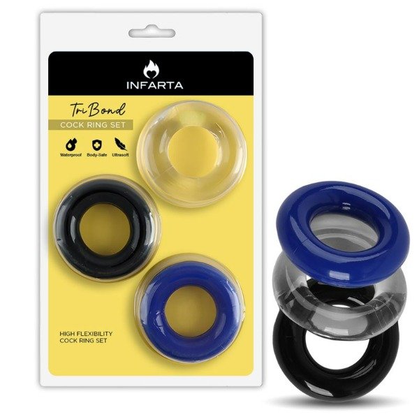 Producto - Cock Rings Set Tribond