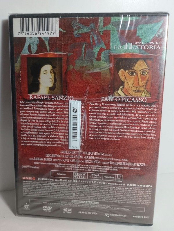 Producto - Grandes pintores - Rafael y Picasso - Descubriendo la historia - DVD - 1