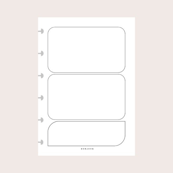 Producto - Repuesto A6 notas rectángulo