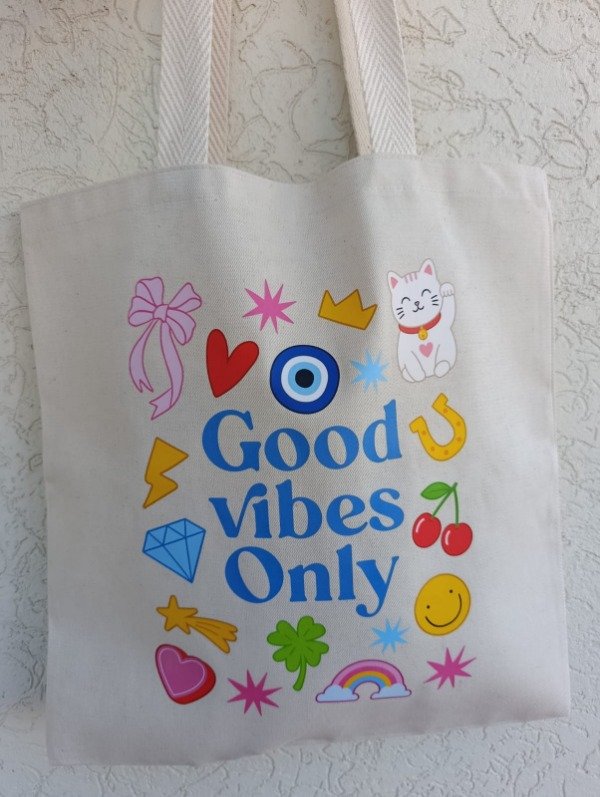 Producto - TOTE BAG GOOD VIBES (producto físico)
