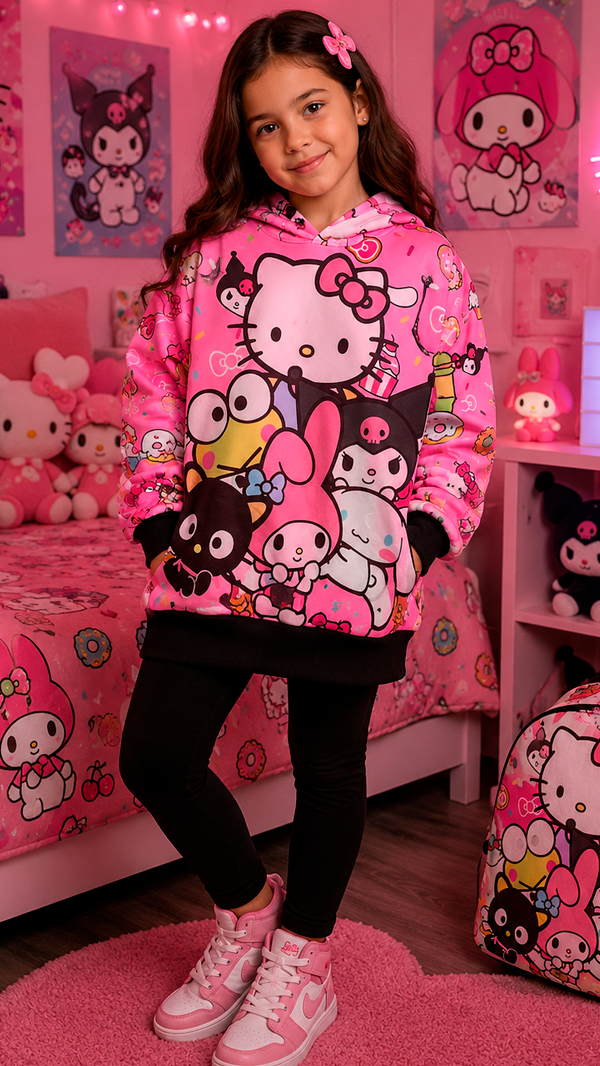 Producto - Buzo Frizado Kitty y sus amigos niños