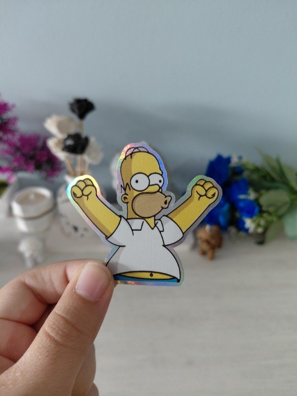 Producto - Stickers holográficos - Colección "Los Simpson" 0160