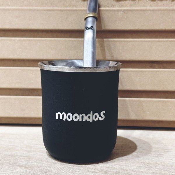Producto - Mate moondos termico acero inoxidable - negro!