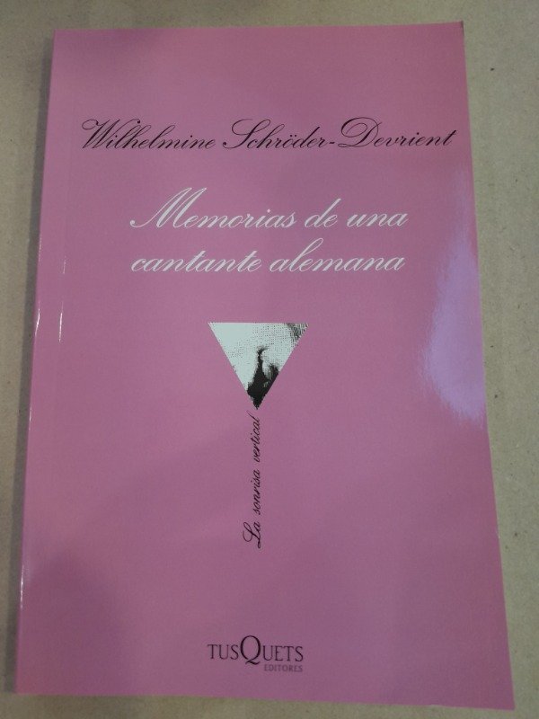 Producto - Memorias de una cantante alemana - Schroeder