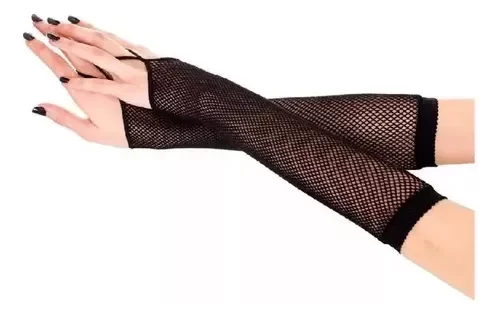 Producto - Mitones de red color negro