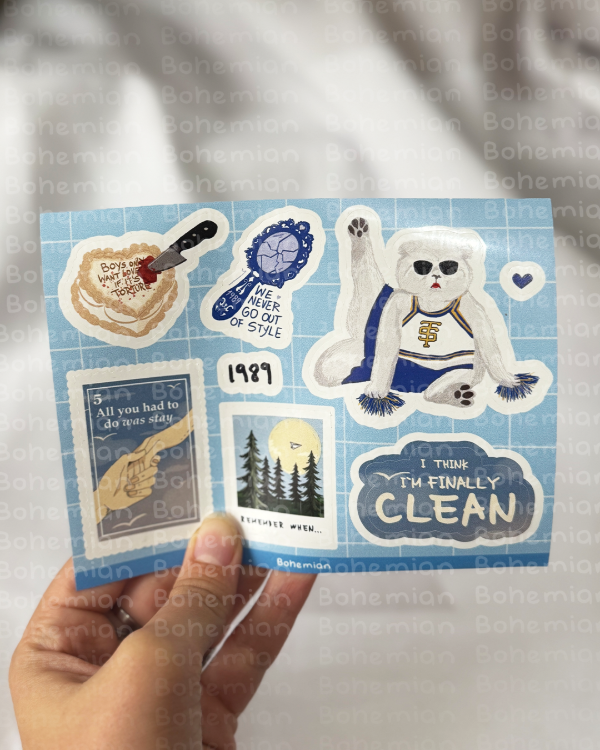 Producto - Plancha 1989 Taylor - Planchas de stickers
