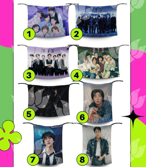 Producto - BANDERAS BTS
