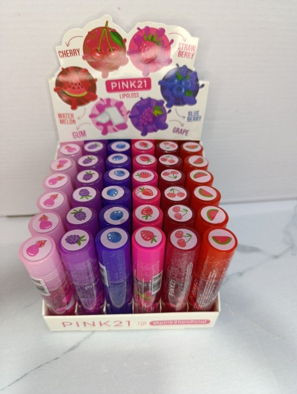Producto - Brillos labial frutal pink 21