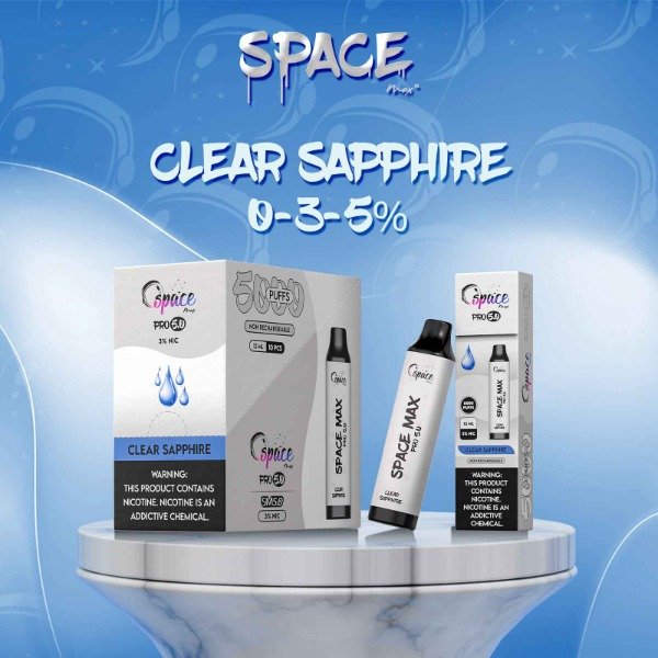 Producto - Vape Space - Clear Saphire (5.000 PUFFS)