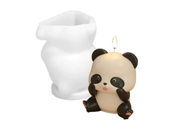Producto - MOLDE OSO PANDA MANO EN LOS CACHETES