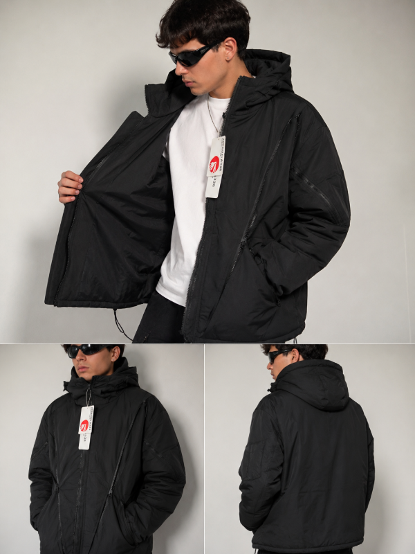 Producto - Campera Premium Oversize con Cierres Expandibles