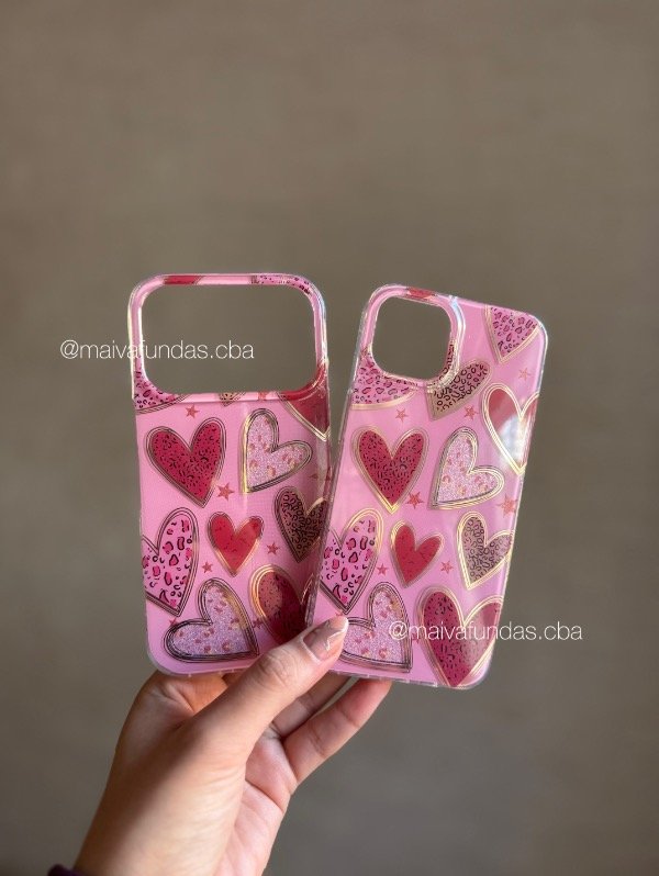Producto - Case corazones pink iPhone - 0