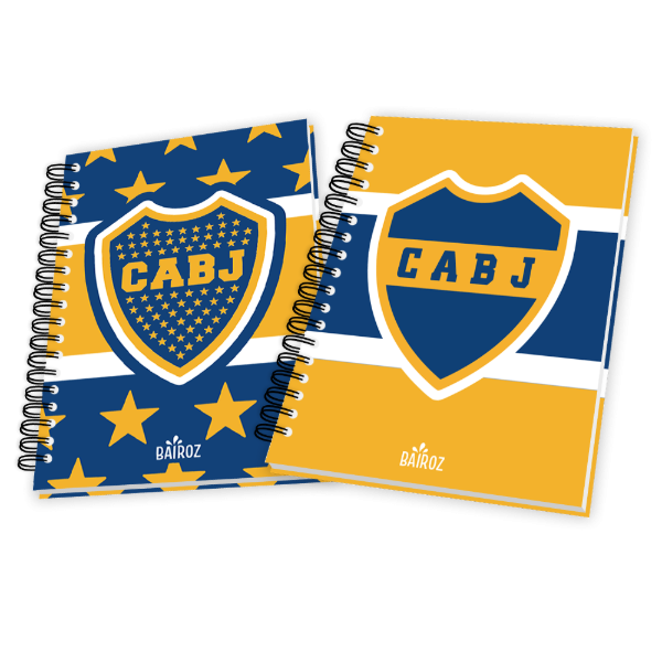 Producto - Kit 2 Cuadernos A4 80 Hojas Rayadas Y Cuadriculadas Boca Juniors