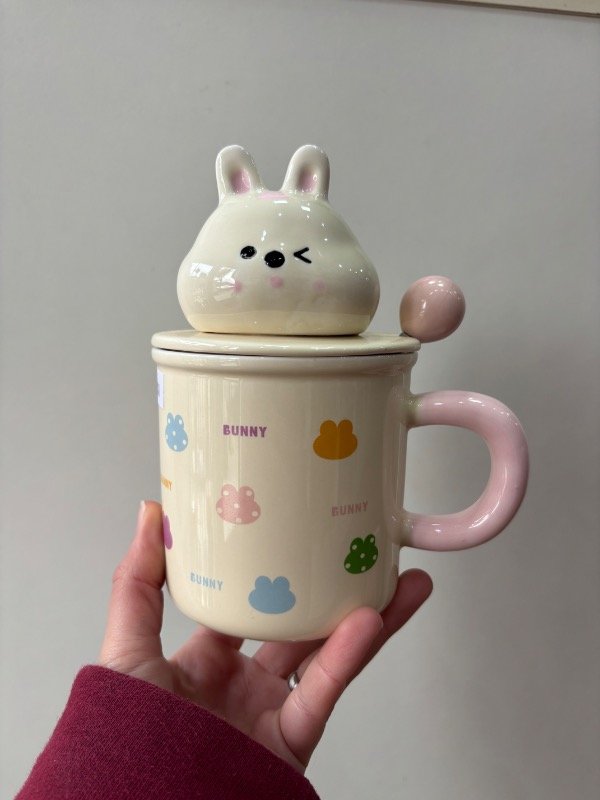 Producto - Taza Bunny con tapa y cuchara - 1