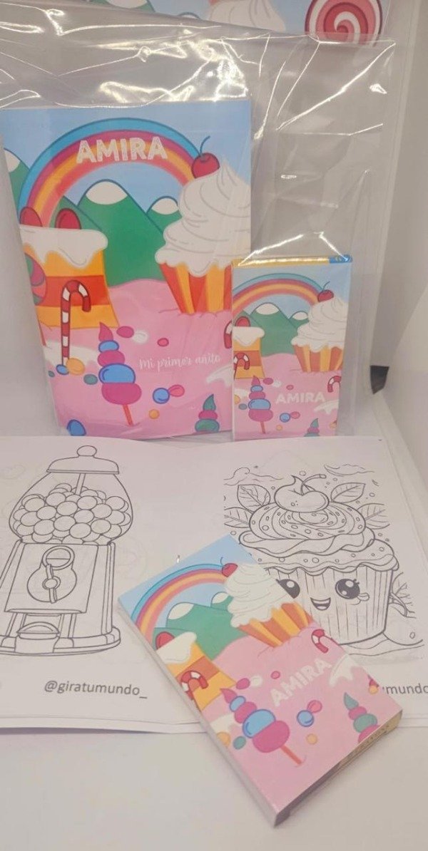 Producto - Librito + caja crayones - 4