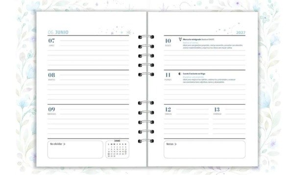 Producto - AGENDA ASTRAL LUNAR 2027 - 2