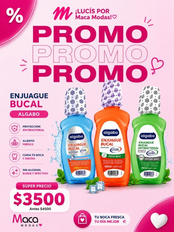 Producto - Enjuague bucal algabo