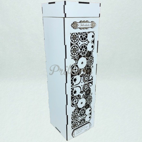 Producto - Caja de Vino Regalo Modelo 5 - Tapa Calada