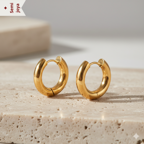 Producto - Argollitas Icon Gold