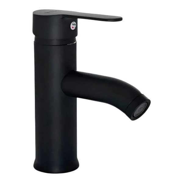 Producto - Grifería de lavatorio monocomando (negro)
