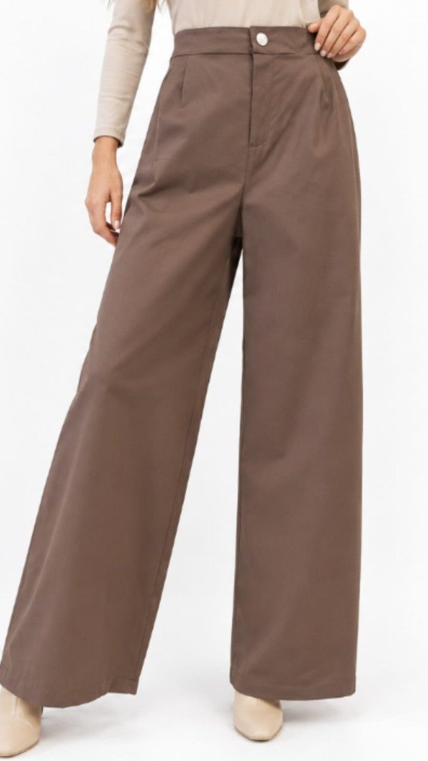 Producto - Pantalón Ancho de Gabardina Elastizada (Art. 6138) - 0
