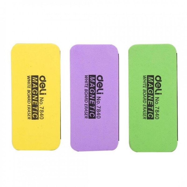 Producto - BORRADOR DELI P/PIZARRA BLANCA DE GOMA EVA MAGNETICO