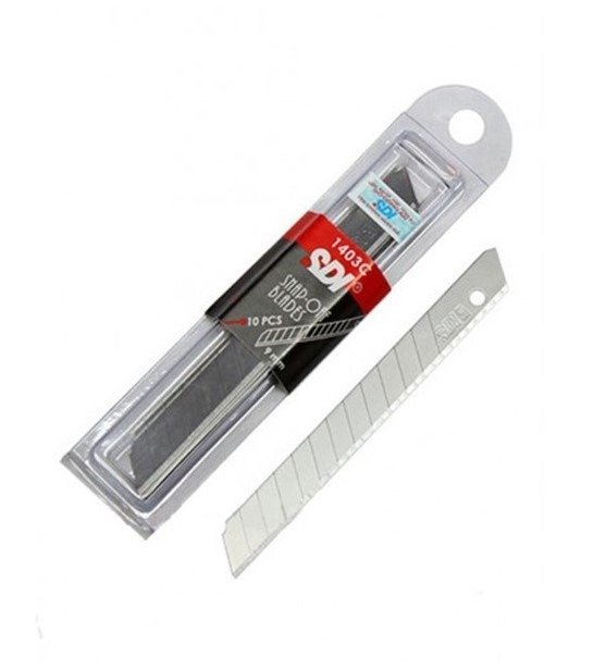 Producto - ESTILETE REPUESTO SDI 9mm.  Tubo x10u.