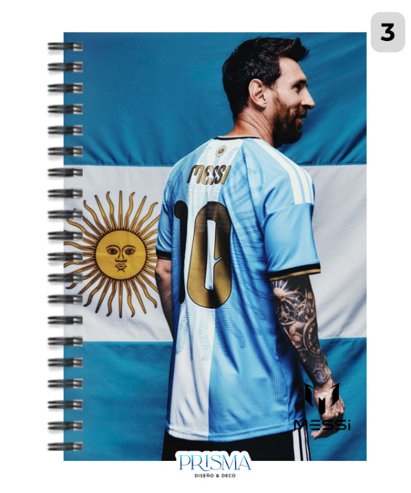 Producto - Cuaderno A5 Messi - 2