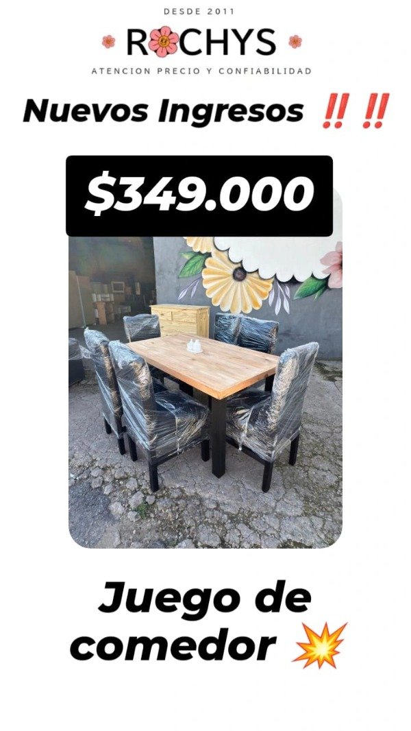 Producto - juego de comedor nuevo