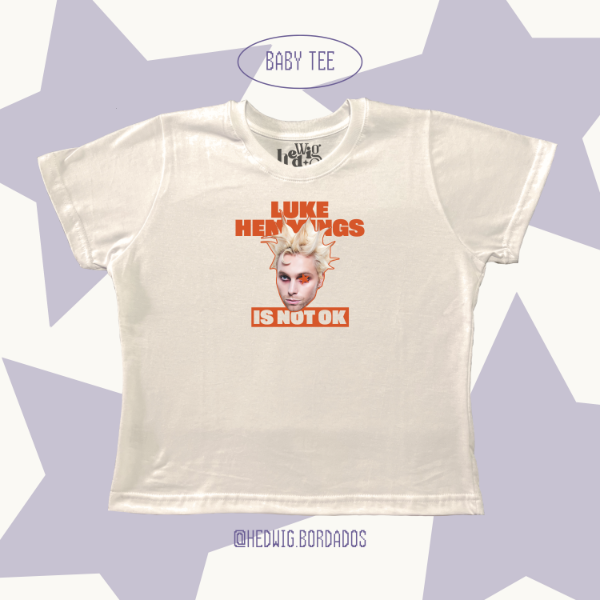 Baby tee 5SOS Luke is not ok — imagen 3