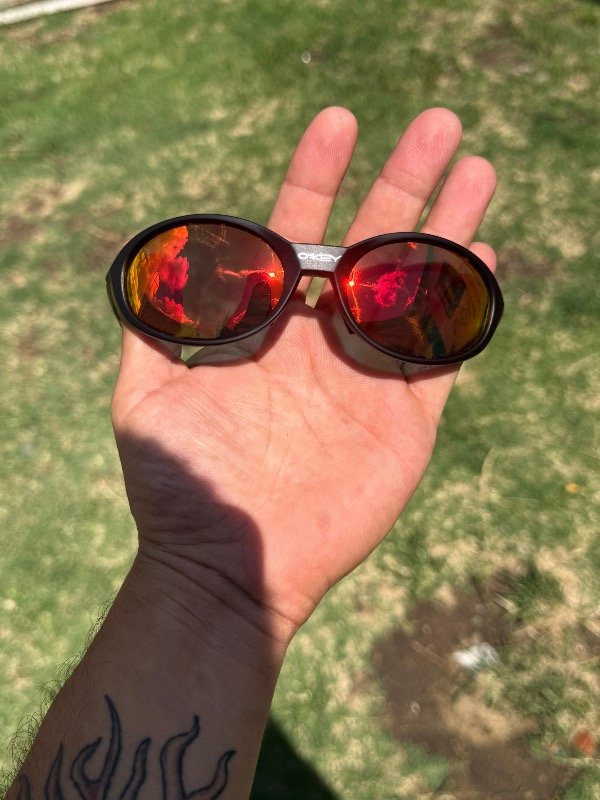 Producto - Oakley eye jacket black and red