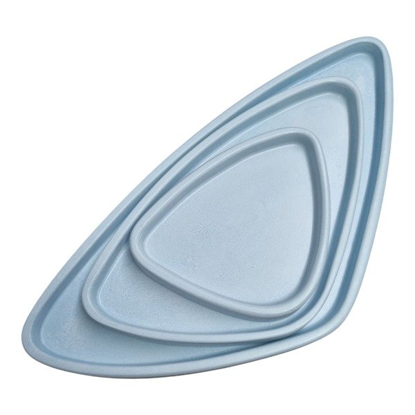 Producto - Bandeja Trio Triangular 3 Tamaños Buganvilla