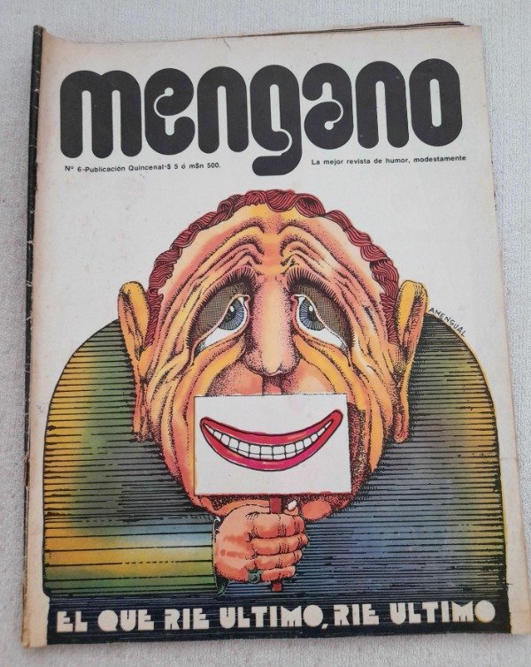 Producto - Revista Mengano #6 - En Que Rie Ultimo Rie Mejor - Año 1974
