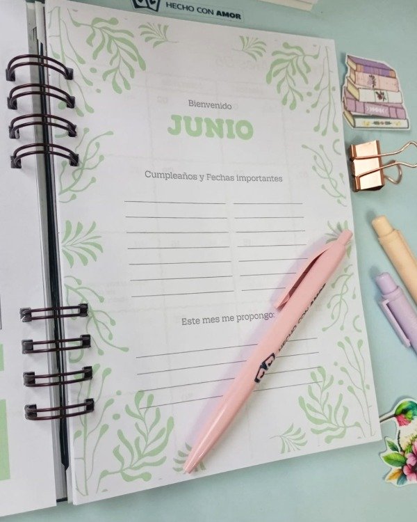 Producto - Agenda semanal Vertical Garden - 8