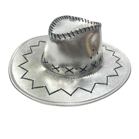 Producto - SOMBRERO VAQUERO METALIZADO
