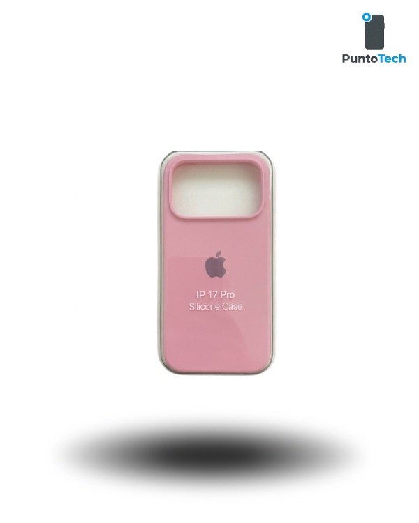 Producto - Silicon case iPhone 17 pro rosa pastel