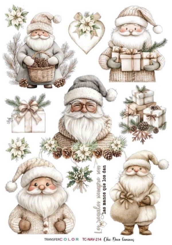 Producto - Transfer Color 214 - Navidad