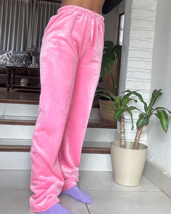 Producto - Pant polar soft- rosa chicle