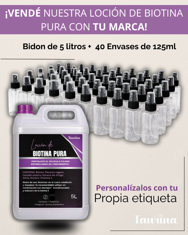 Producto - LOCIÓN DE BIOTINA + 40 envases de 125ml