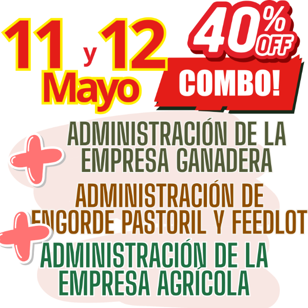 Producto - COMBO 3 CURSOS: Admin Ganadera + Engorde Pastoril y Feedlot + Admin Agrícola