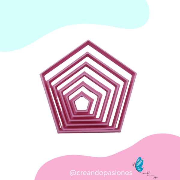 Producto - Set de Cortantes Pentágono x6
