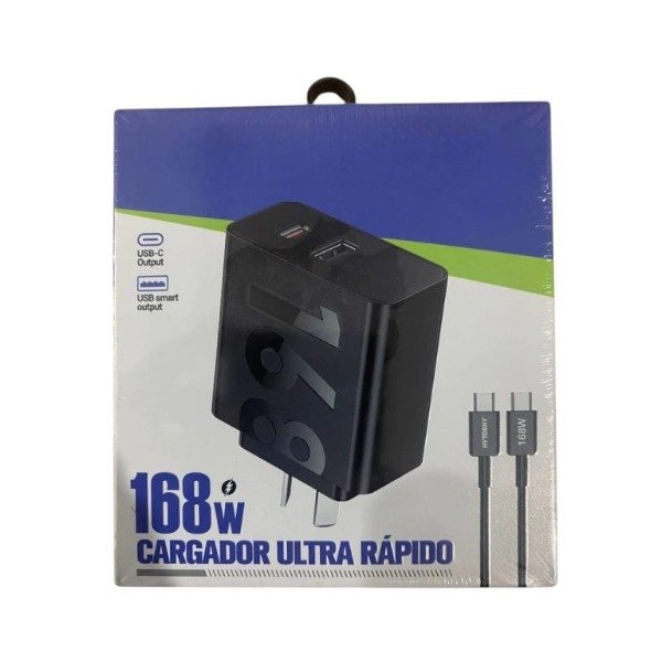 Producto - Cargador USB ultra rápido tipo C 168W