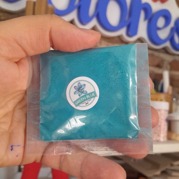 Producto - Pigmento Mica Powder Polvo Metalizado-Petróleo green blue - 0