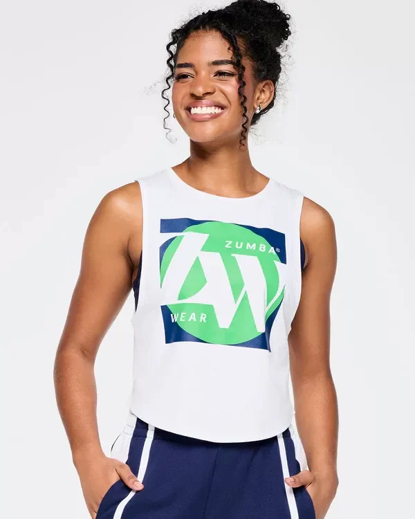 Producto - Zumba Out Loud Crop Muscle Tank