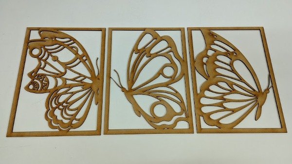 Producto - Cuadro Triptico - Mariposa