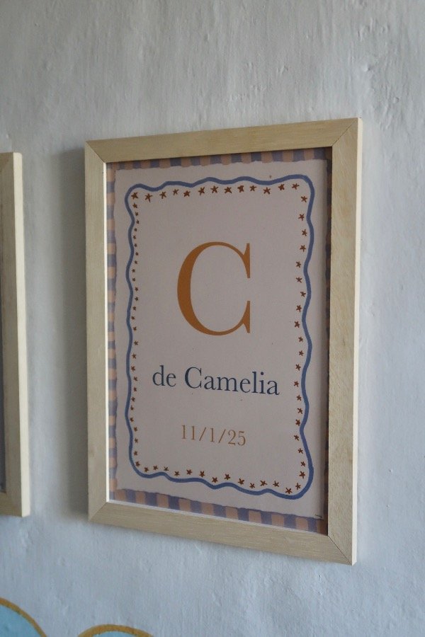 Producto - Cuadro personalizado Inicial, nombre y fecha - 1