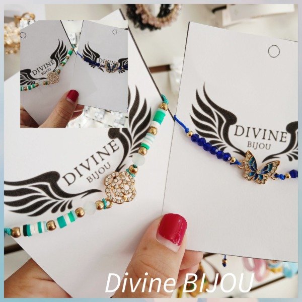 Producto - Pulsera de hilo y cristal