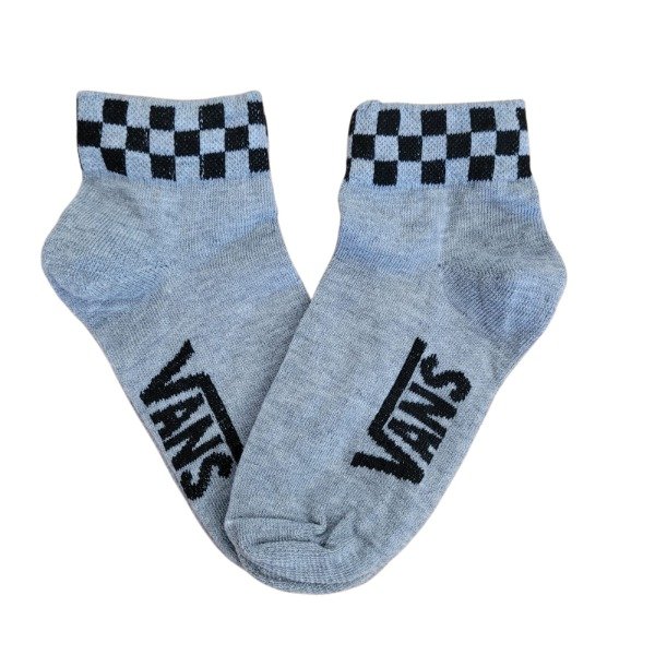 Producto - Vans cuedraditos tobillo base gris