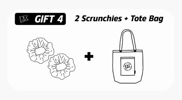 Producto - 2 Scrunchies + Tote Bag
