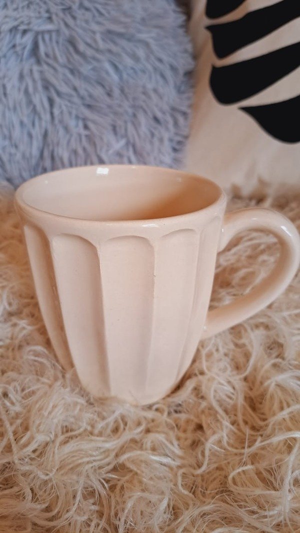 Producto - Taza cerámica vainilla beige